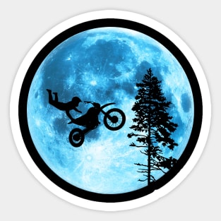 ET Motocross Moon Sticker